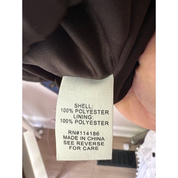 Adyson Parker Womens Blue & Brown Leopard Print Coat Polyester Shell & Lining Si - Picture 2 of 4